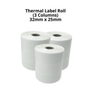 Rollo de Etiquetas Térmicas 3 Columnas</br>32mm x 25mm</br><strong>P1603B</strong>
